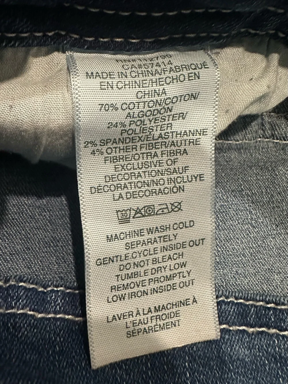 True Religion Men's Washed Blue Relaxed Cargo Jeans